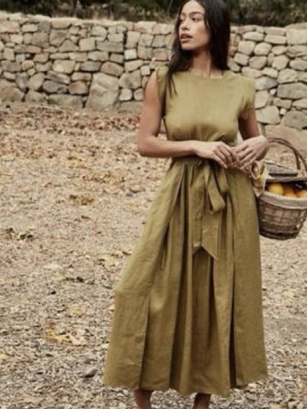 Doen NWT Pacifica Dress in Oaken Size Large - Picture 2 of 8